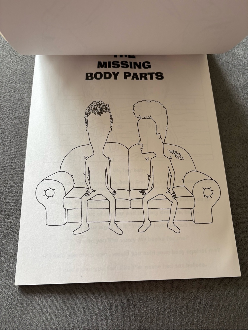 MTV Beavis & Butthead Unused Doodle Doodie Book Cool Stuff to Like, Do - Picture 5 of 12